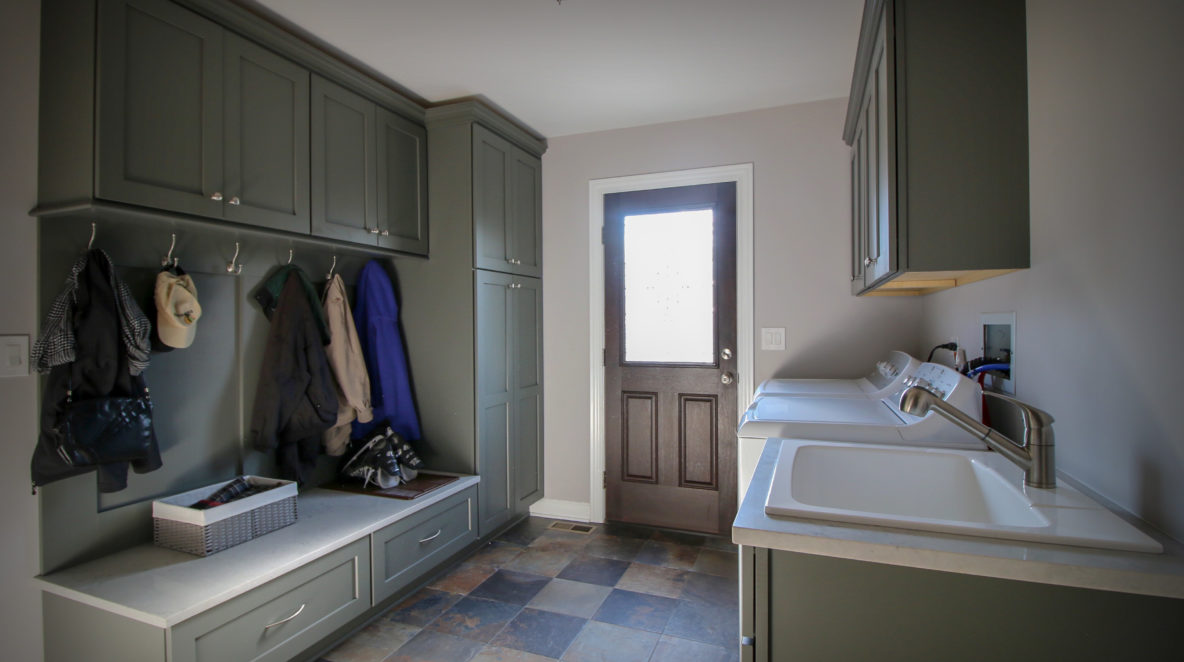 Laundry Room and Mudroom with Storage