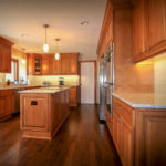 Kitchen Remodel with Glass Tile Backsplash