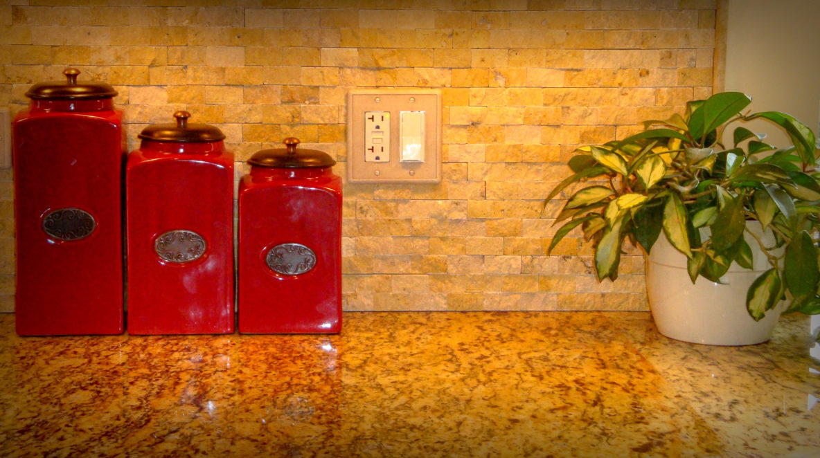 Stone Kitchen Backsplash