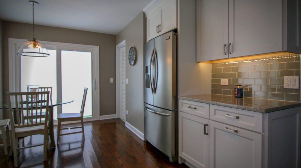 Kitchen Update with Rich Wood Floors