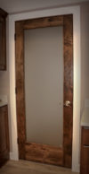 Custom Door with Reclaimed Timbers