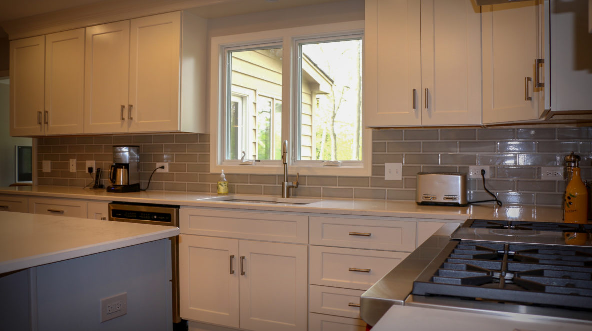 Kitchen Update with White Shaker Cabinets