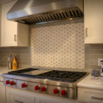 Custom Cooktop Backsplash in Kitchen Remodel