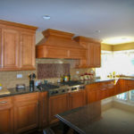 Custom Kitchen Remodel with Rich Wood Cabinets