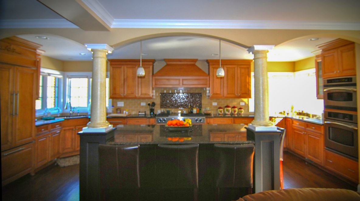 Kitchen with Arches